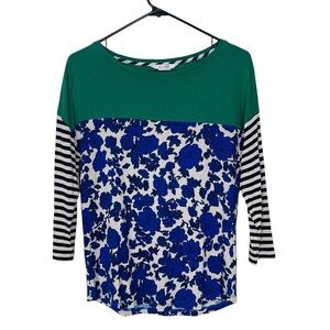 Boden Viscose 3/4 Sleeve Blouse Top  Size 8